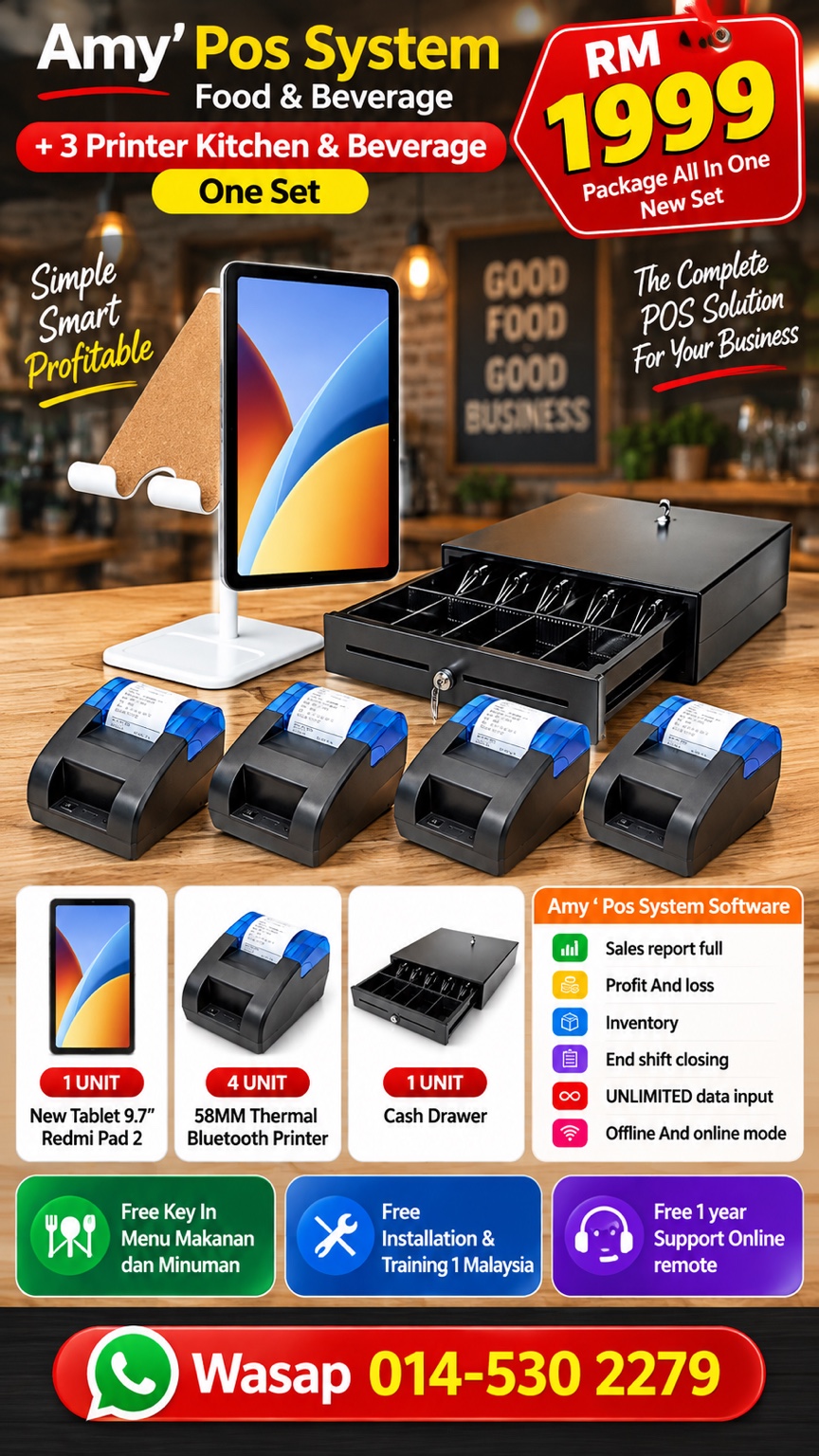 Poster F&B RM1,999