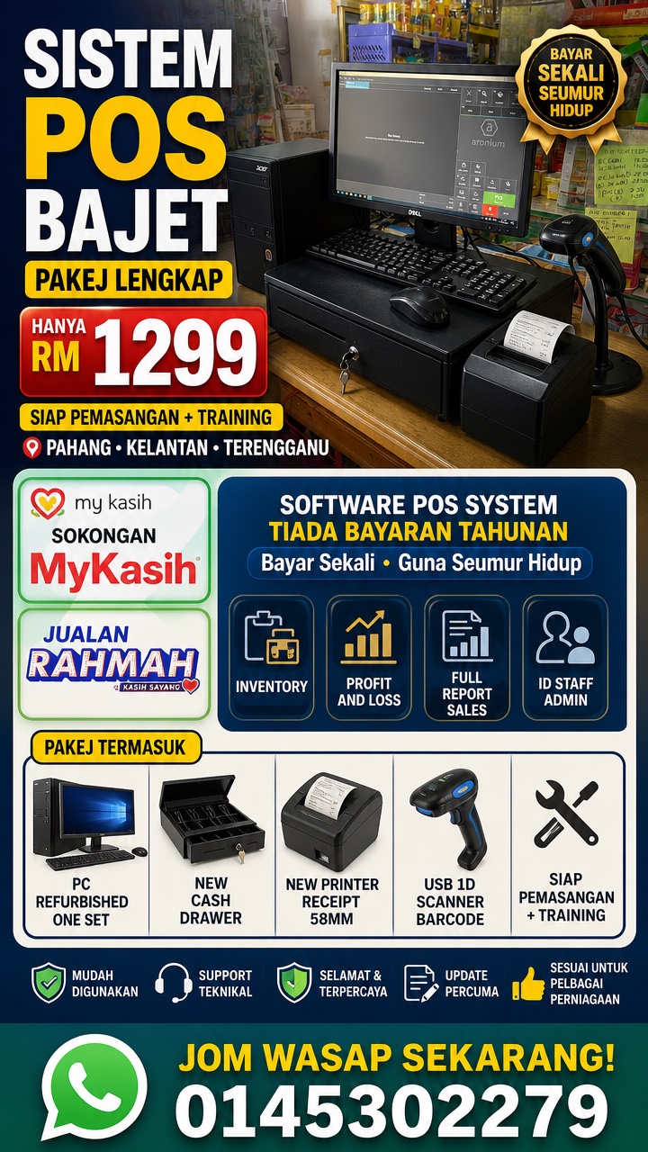 Poster POS Bajet RM1,299