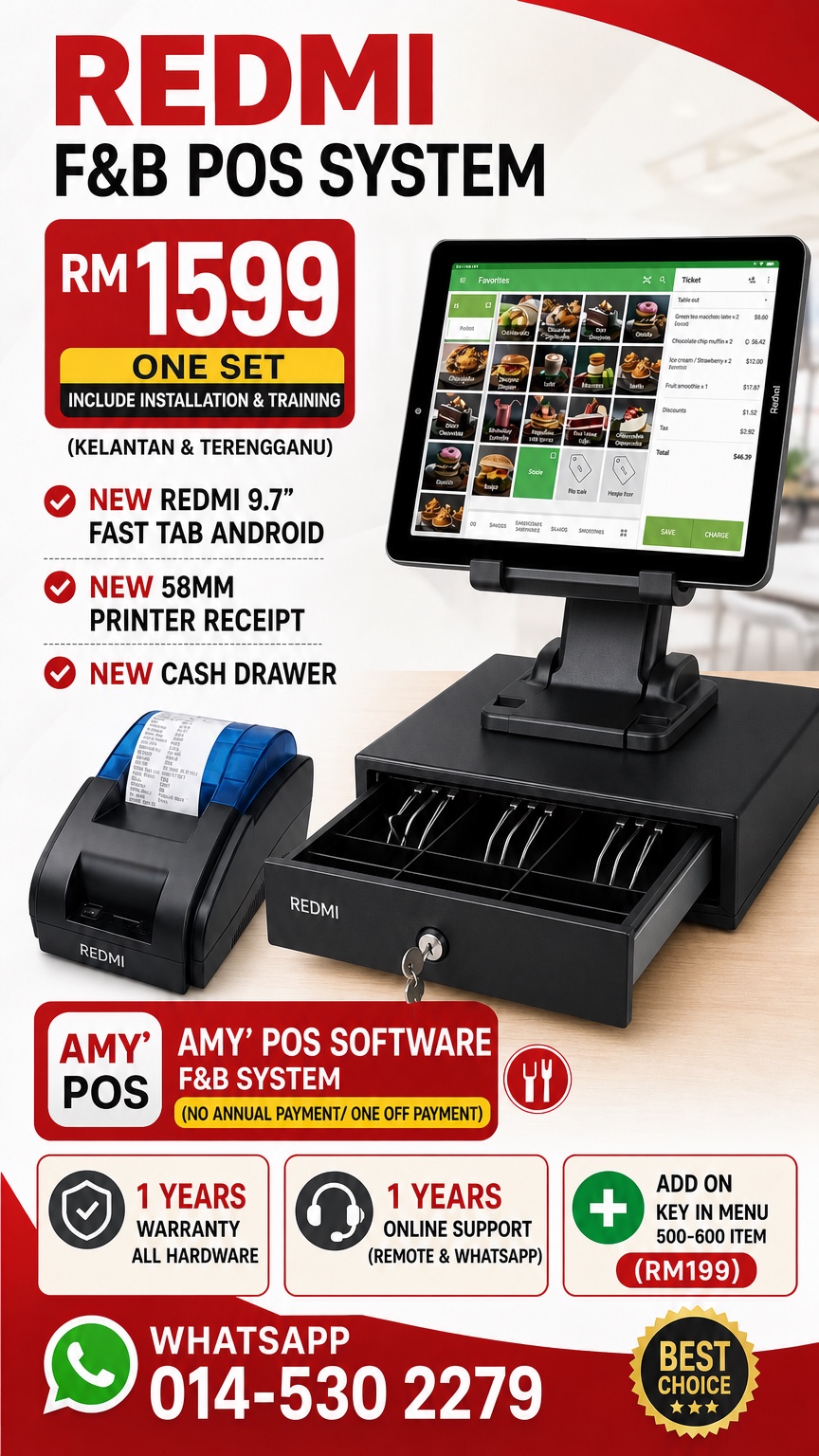 Poster Redmi F&B RM1,599